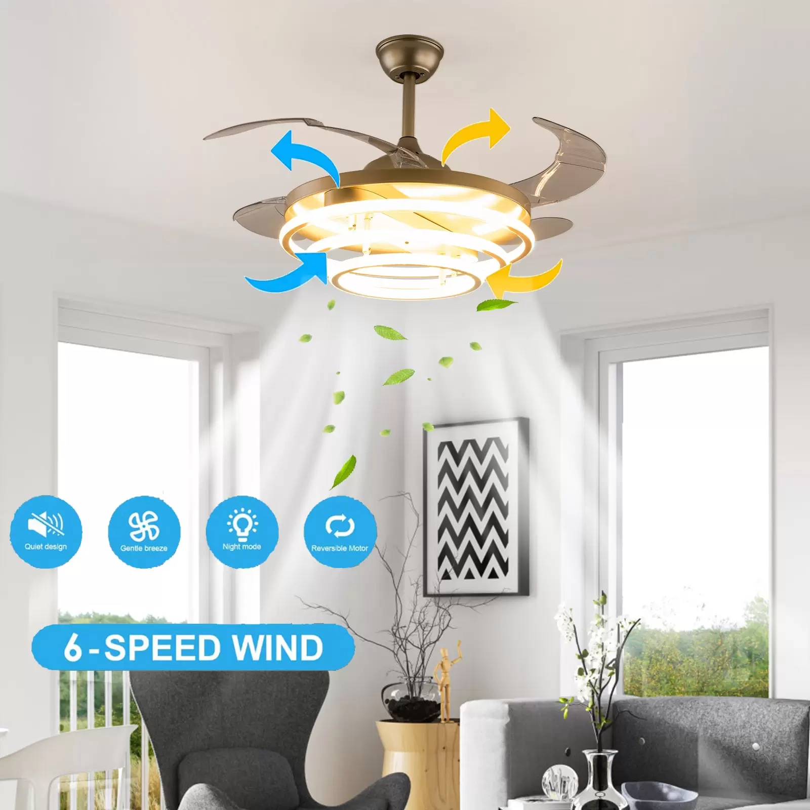 Fernbedienung Deckenventilator Mit Beleuchtung Leuchte Lüfter Licht Lamp Dimmbar