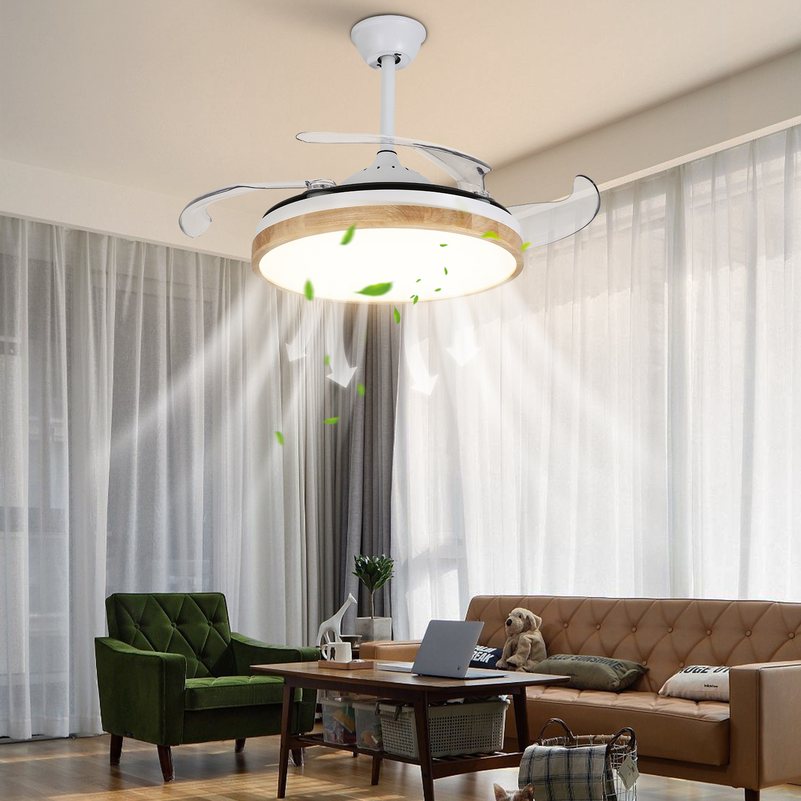 42-Zoll-Ventilatorlampe, Deckenventilatorlampe 42-Zoll-Ventilatorlampe, Deckenventilatorlampe