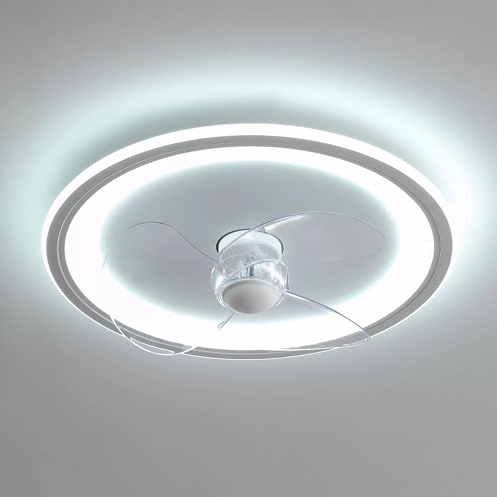 Deckenventilator m/ Beleuchtung Fernbedienung LED Deckenlampe Schlafzimmer