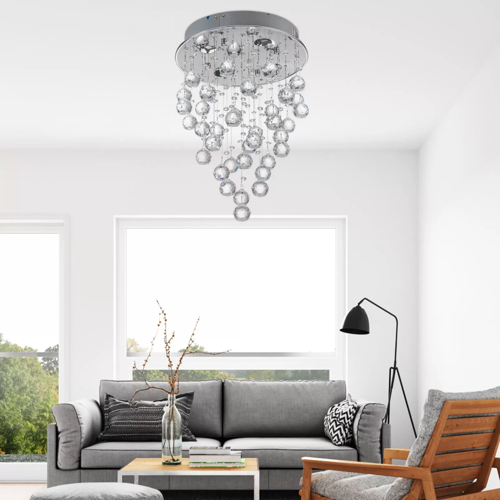 Moderne Kristallkronleuchter Kronleuchter Luxus Esszimmer Decke Pendelleuchte