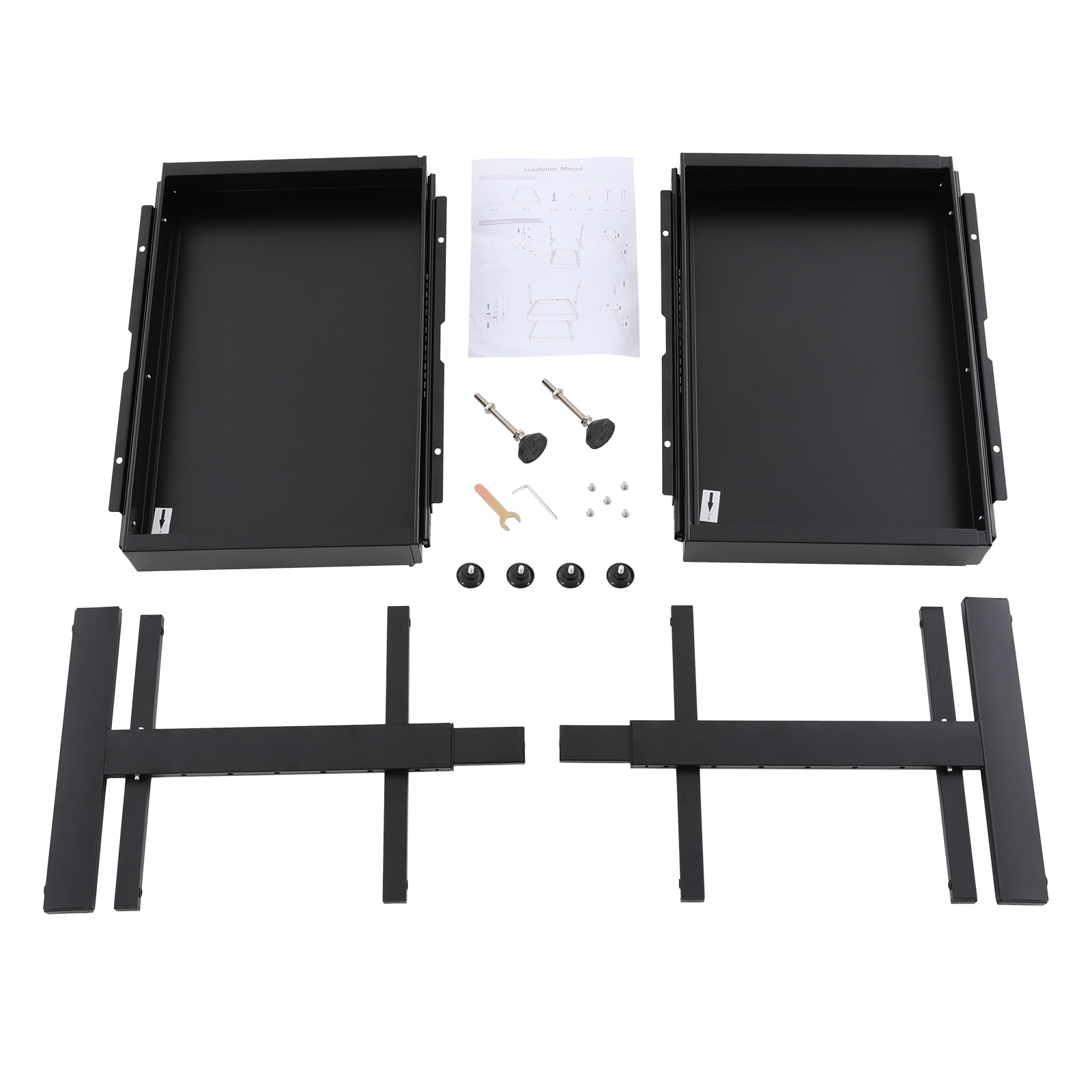 Uitbreidbaar Pull-out kabinet organisator, uitschuifbare laden voor kasten, Slide Out kabinet organisator