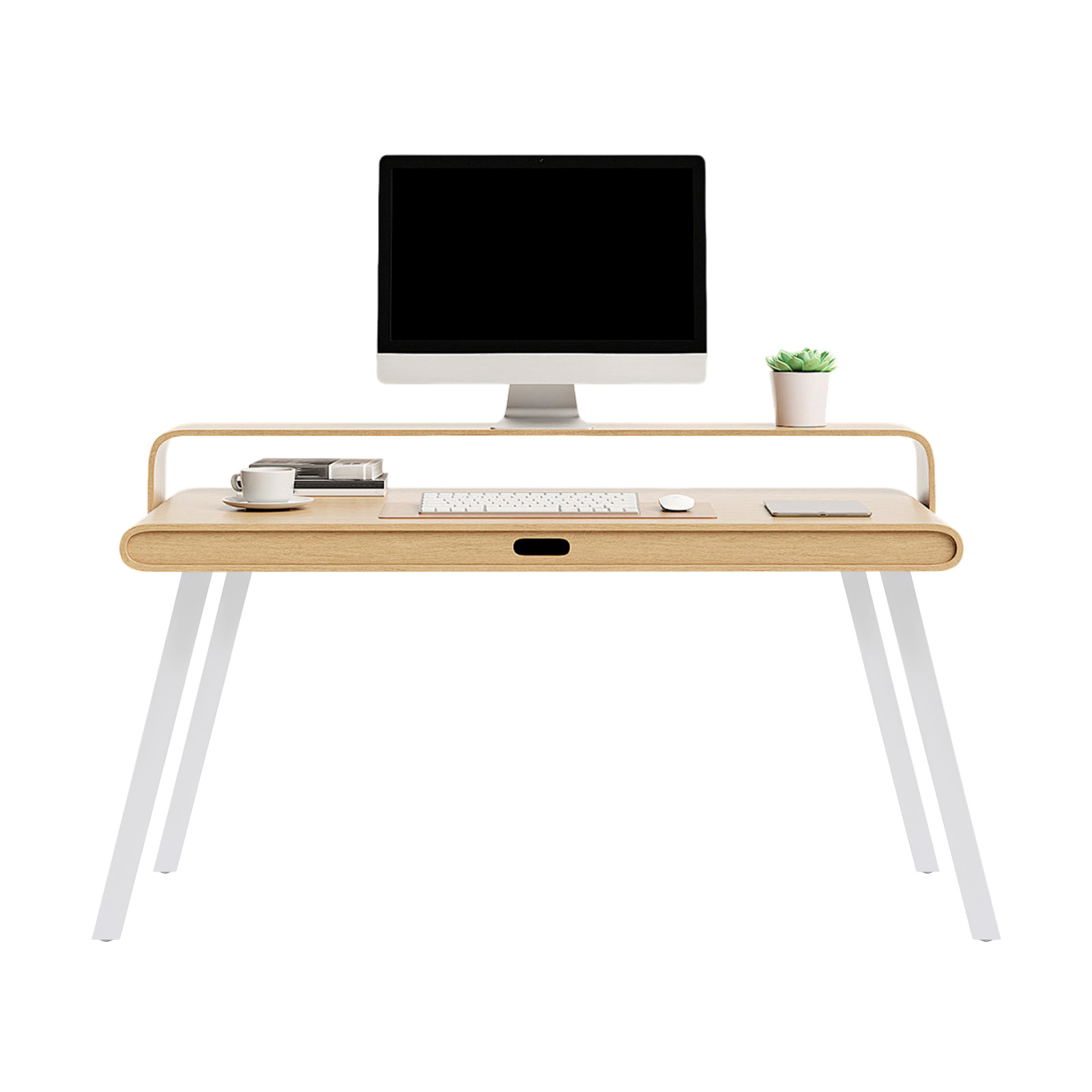 4pcs Table legs, Furniture Feet for Desks and Dining Tables, 70cm Furniture Feet - White