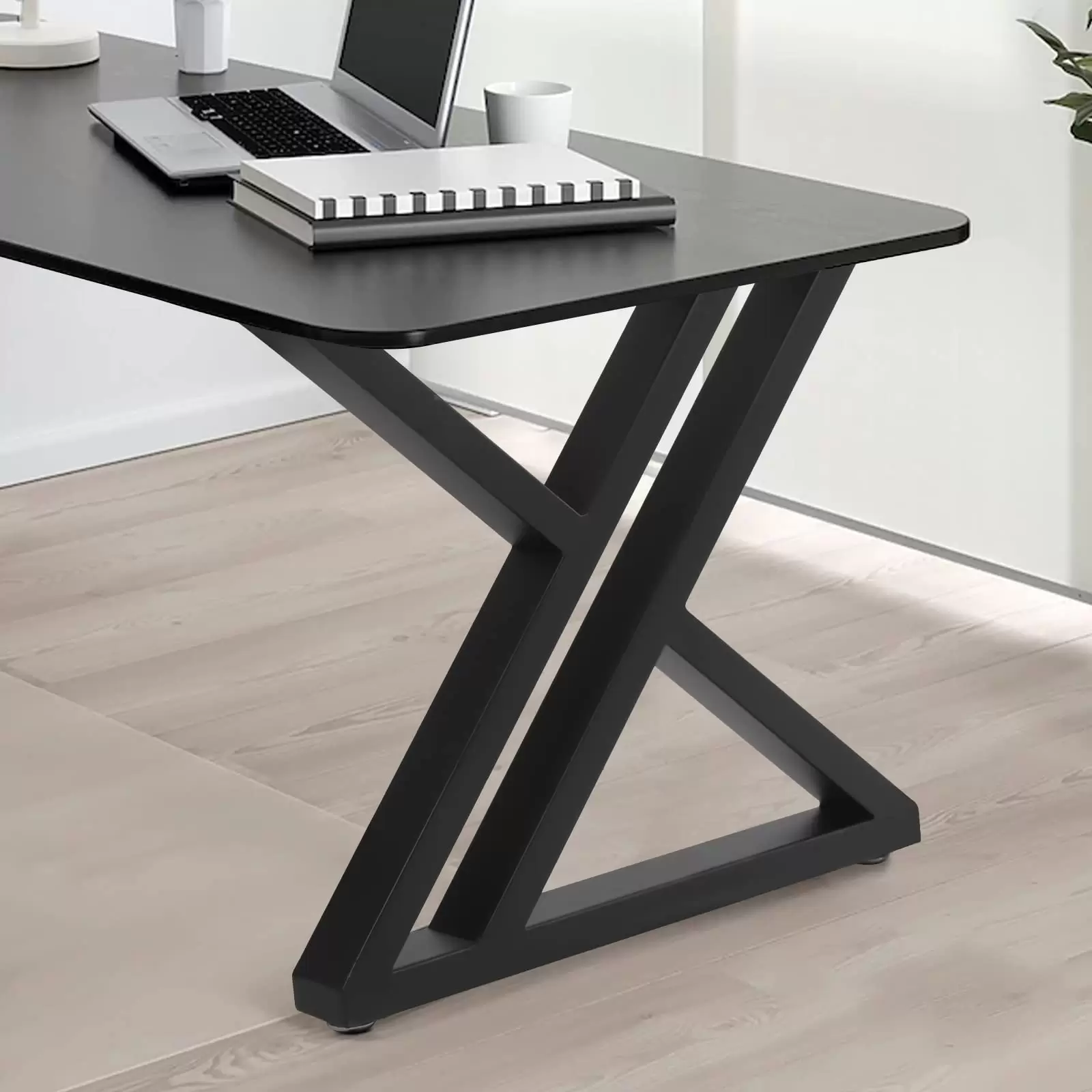 2er-Set Tischgestell Tischbeine Industrie Loft Style Möbelbeine Tisch Stahl 45cm 2er-Set Tischgestell Tischbeine Industrie Loft Style Möbelbeine Tisch Stahl 45cm