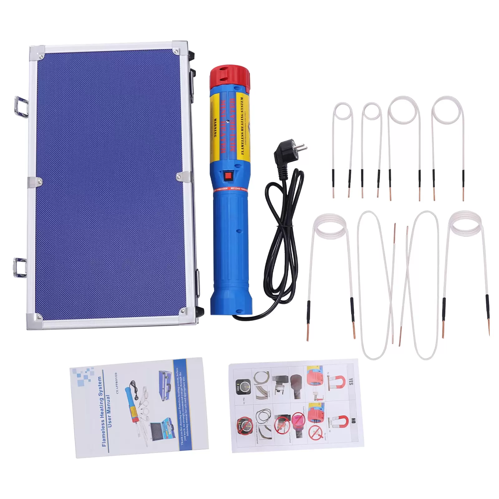 Magnetischer Induktionsheizer 1100 W, Induktionsheizgerät 220 V, Elektromagnetischer Induktionsheizer mit 8 Heizspulen