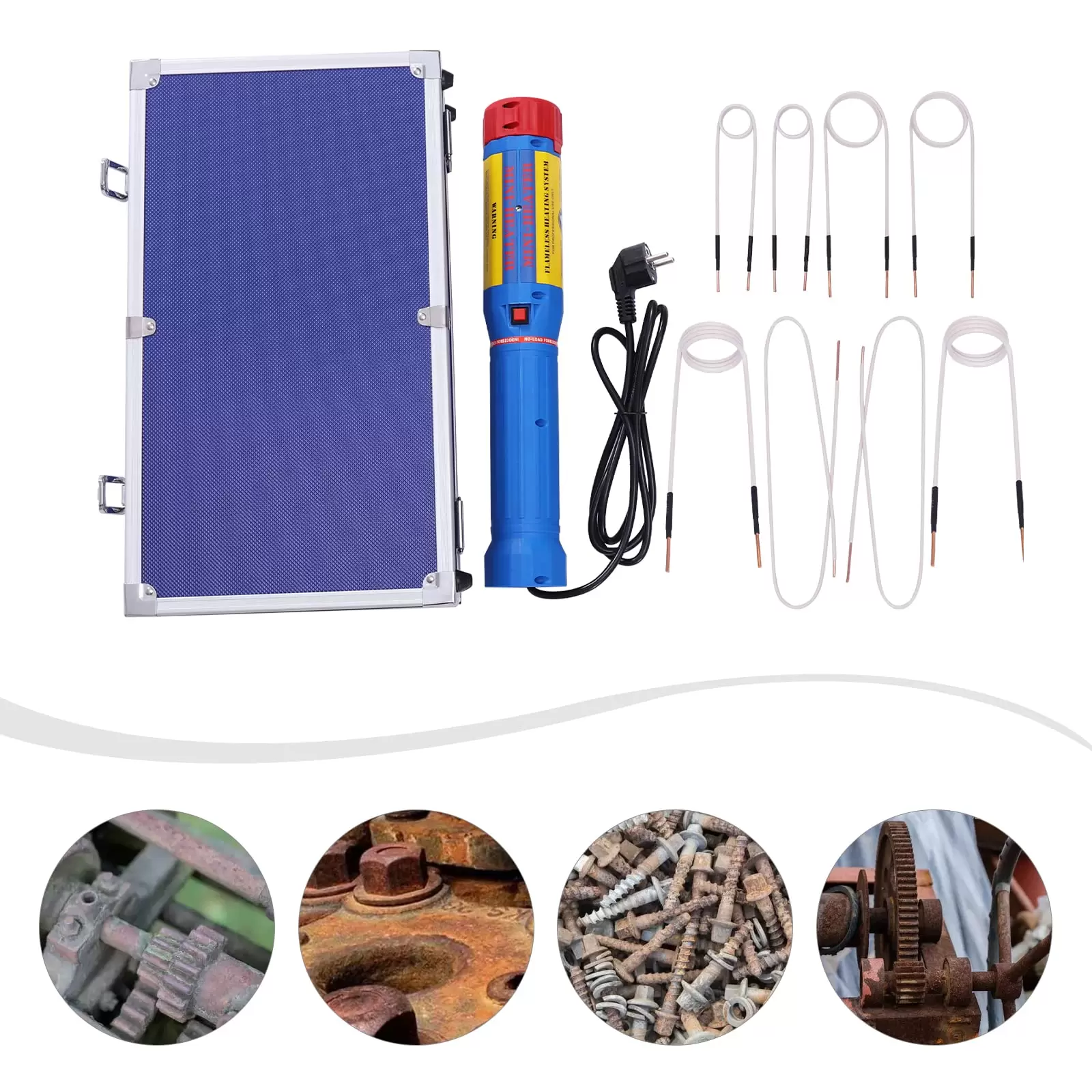 Magnetischer Induktionsheizer 1100 W, Induktionsheizgerät 220 V, Elektromagnetischer Induktionsheizer mit 8 Heizspulen Magnetischer Induktionsheizer 1100 W, Induktionsheizgerät 220 V, Elektromagnetischer Induktionsheizer mit 8 Heizspulen