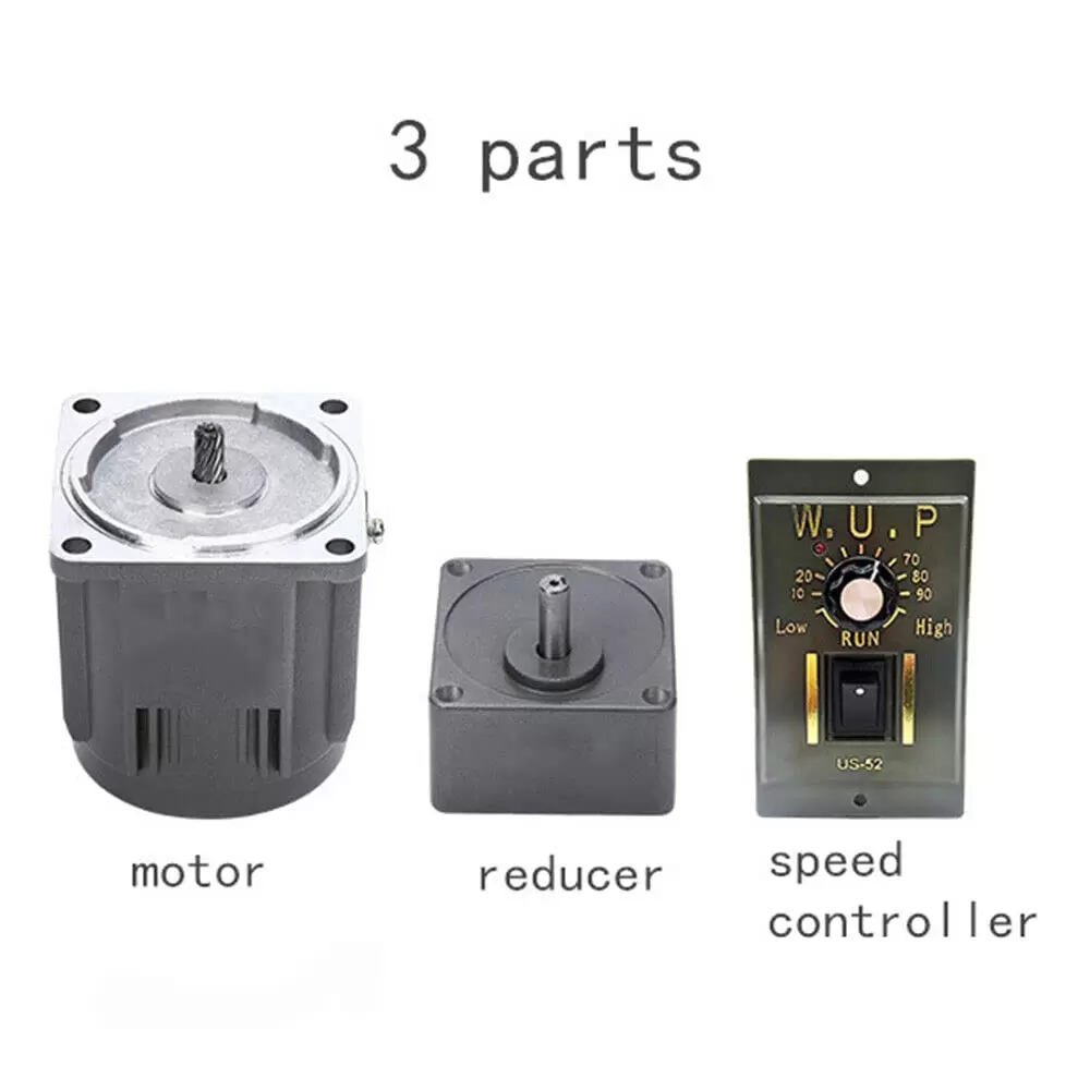 90W 220V Getriebemotor Elektromotor mit Regler 1: 100 13,5 U/min 90W 220V Getriebemotor Elektromotor mit Regler 1: 100 13,5 U/min