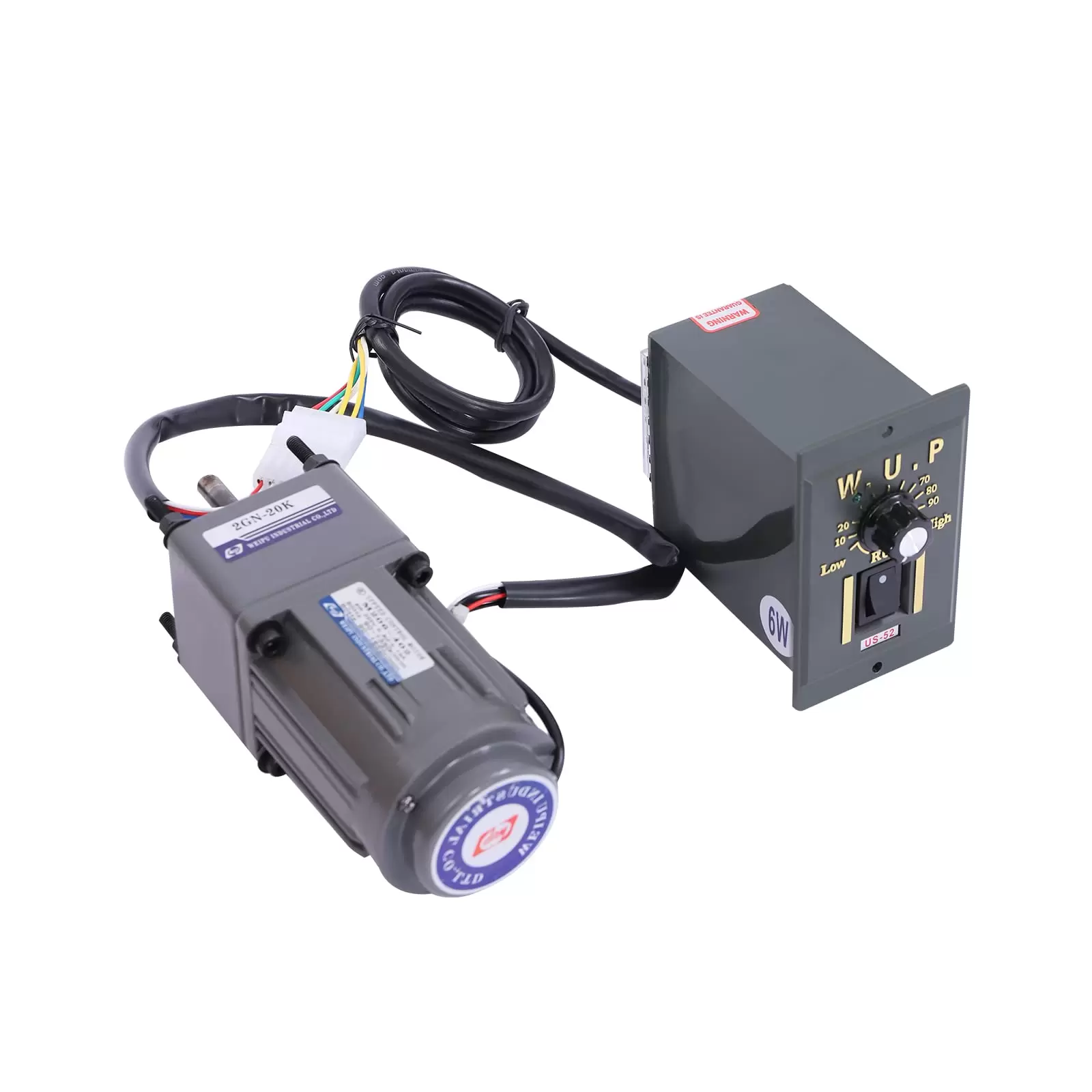 40W 20K 220V Getriebemotor mit Drehzahlregler Wechselstrom-Getriebemotor einstellbare Geschwindigkeit Asynchroner Getriebemotor