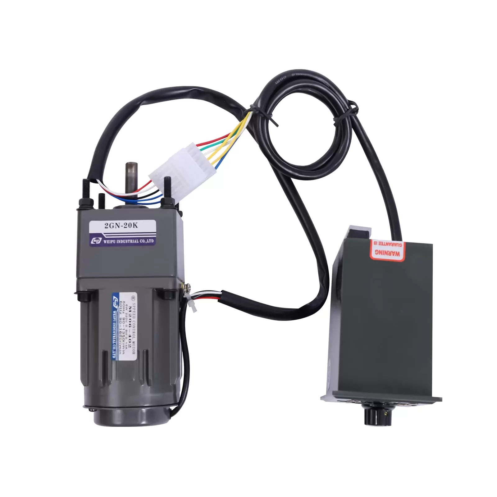 40W 20K 220V Getriebemotor mit Drehzahlregler Wechselstrom-Getriebemotor einstellbare Geschwindigkeit Asynchroner Getriebemotor