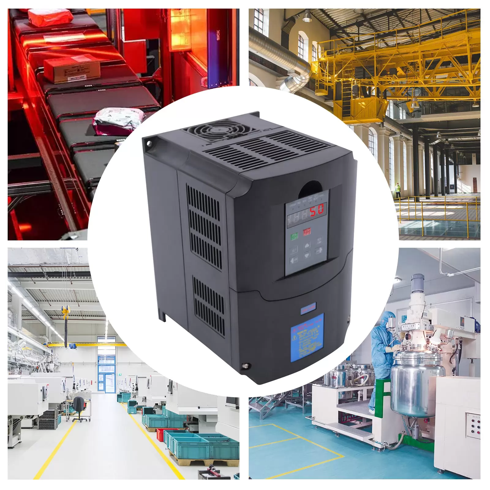 4KW Frequenzumrichter 5HP VFD Variable Frequency Driver für Spindelmotor Bohrmaschine CNC HVAC Drehmaschine