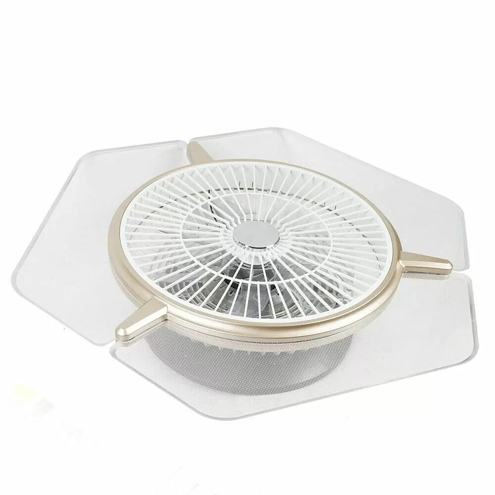 48W LED Transparent Deckenventilator mit Beleuchtung und Fernbedienung