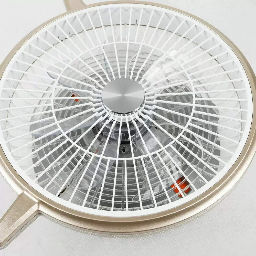 48W LED Transparent Deckenventilator mit Beleuchtung und Fernbedienung