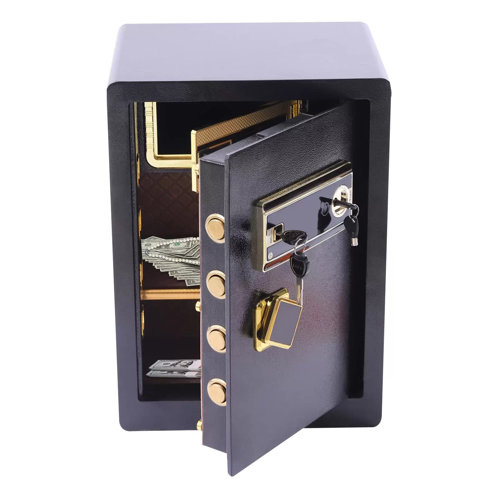 Tresor mit alarm Möbeltresor Safe Schlüssel Geldschrank Geldsafe