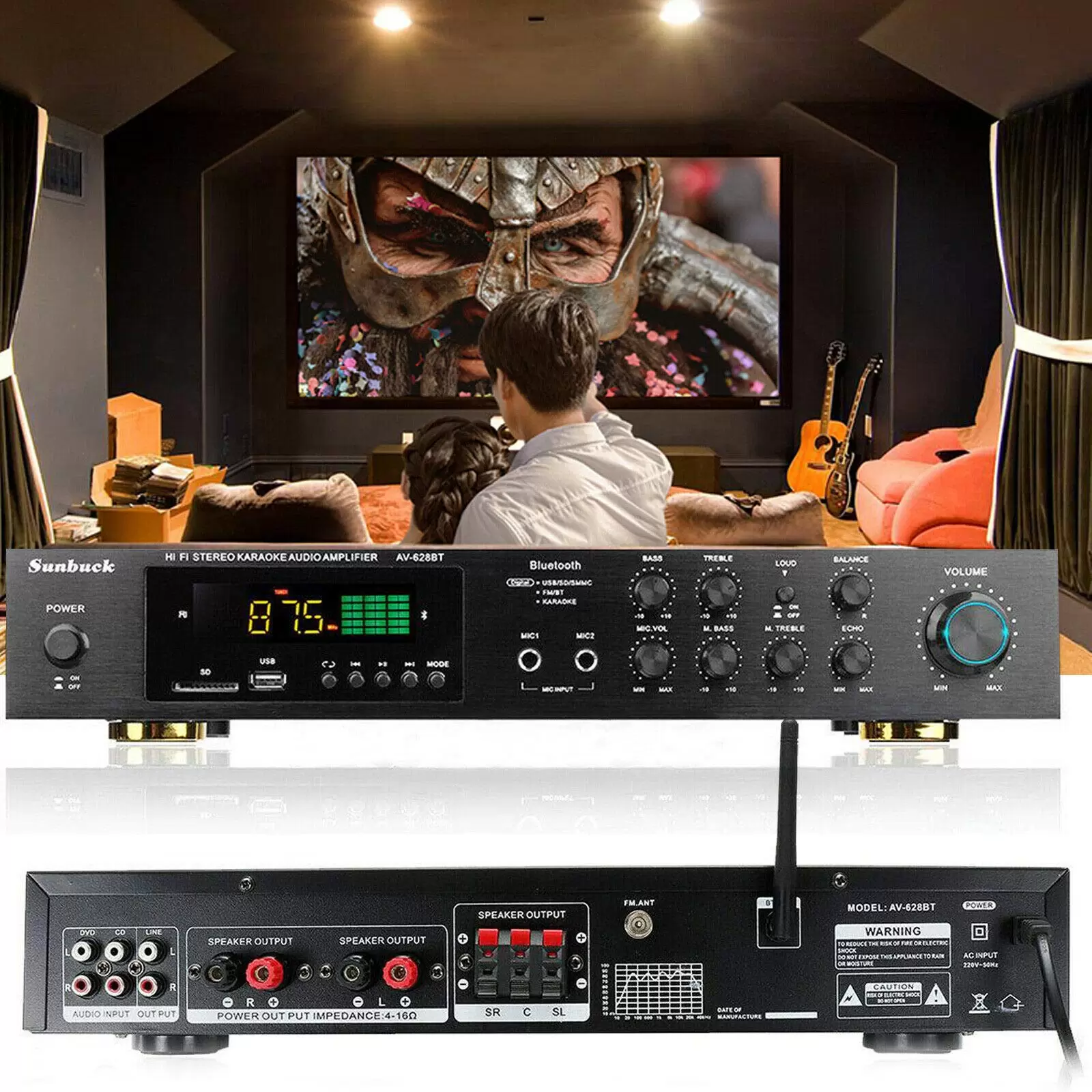 600W HiFi 4.2 FM /AM Mini Bluetooth Leistungsverstärker Digital Power Amplifier Stereo 4.2 FM /AM Audio 600W HiFi 4.2 FM /AM Mini Bluetooth Leistungsverstärker Digital Power Amplifier Stereo 4.2 FM /AM Audio