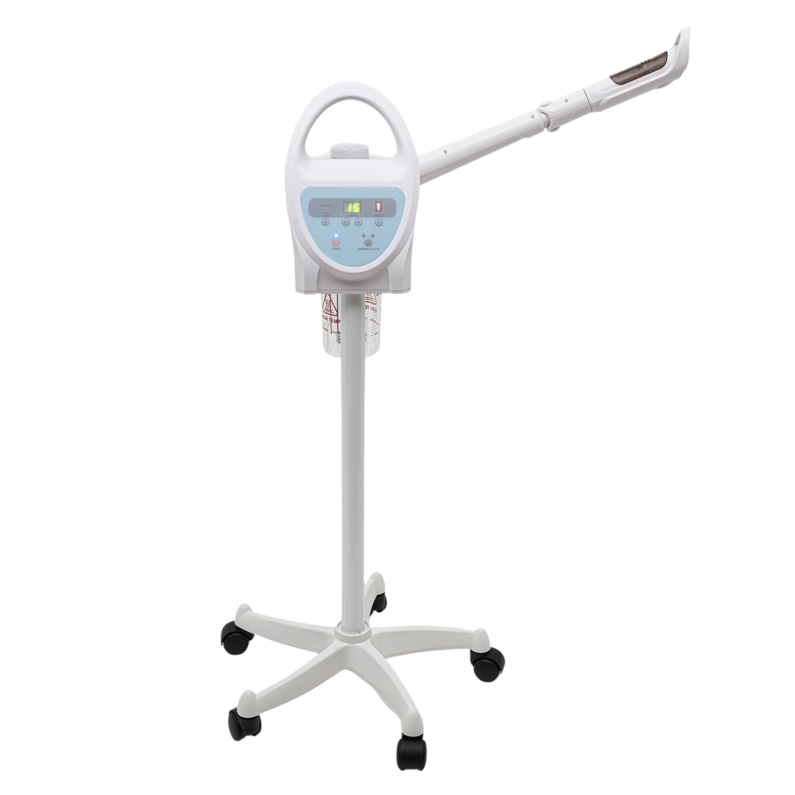 Gesichtsdampfer, Dampfgerät mit ausziehbarem Arm, professioneller Gesichtsdampfer zur Tiefenreinigung Gesichtsdampfer, Dampfgerät mit ausziehbarem Arm, professioneller Gesichtsdampfer zur Tiefenreinigung