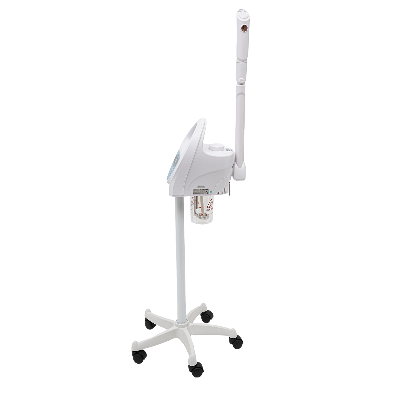 Gesichtsdampfer, Dampfgerät mit ausziehbarem Arm, professioneller Gesichtsdampfer zur Tiefenreinigung Gesichtsdampfer, Dampfgerät mit ausziehbarem Arm, professioneller Gesichtsdampfer zur Tiefenreinigung