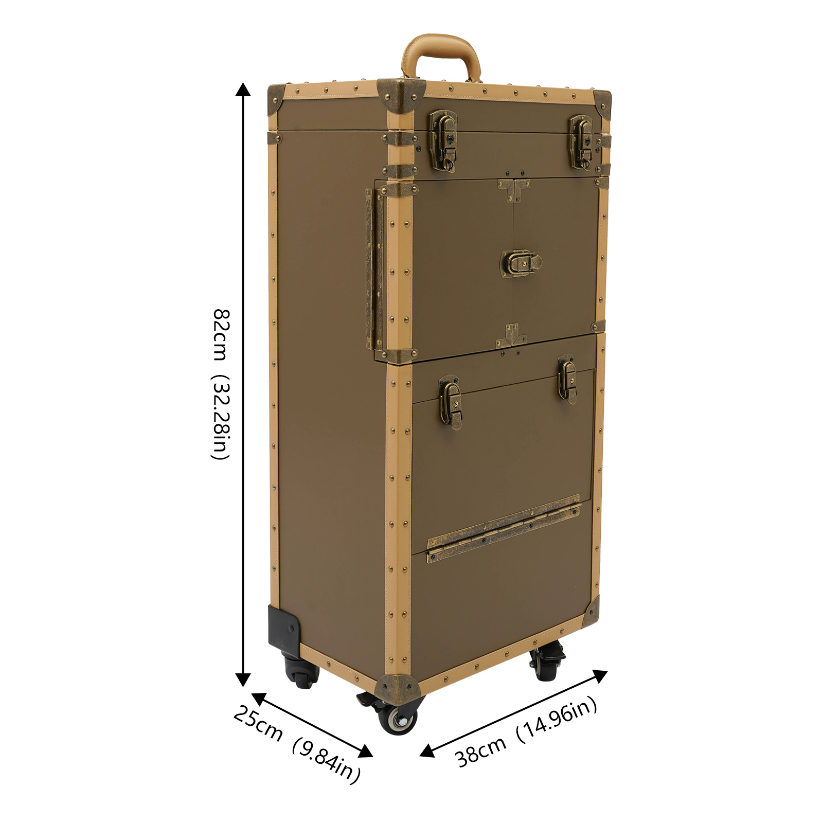 38 * 25 * 82cm Kosmetikkoffer Trolley, Make-Up Etuis Friseurwagen Stylist Schönheit Salon Gepäck Reise Veranstalter Werkzeug Box 38 * 25 * 82cm Kosmetikkoffer Trolley, Make-Up Etuis Friseurwagen Stylist Schönheit Salon Gepäck Reise Veranstalter Werkzeug Box