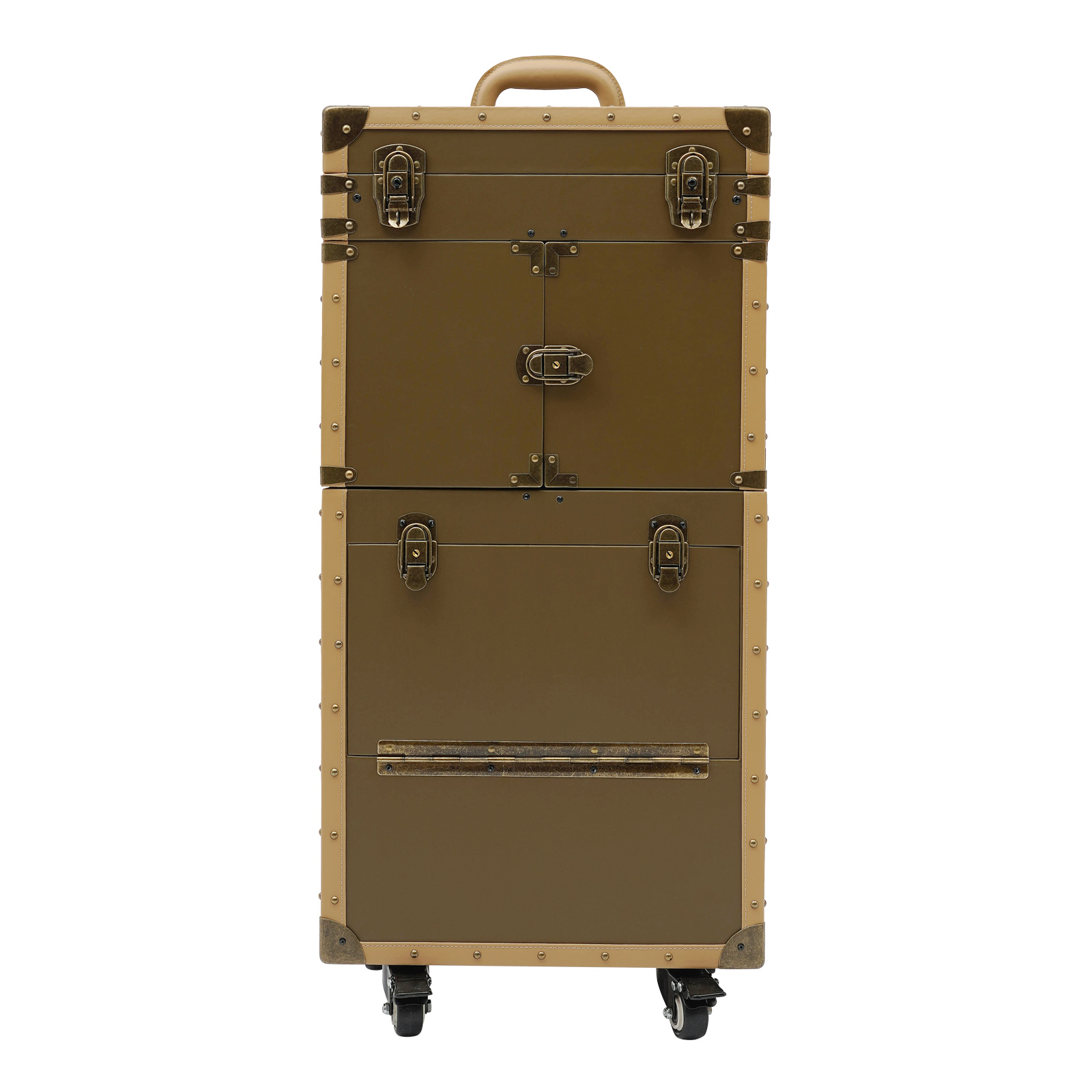 38 * 25 * 82cm Kosmetikkoffer Trolley, Make-Up Etuis Friseurwagen Stylist Schönheit Salon Gepäck Reise Veranstalter Werkzeug Box