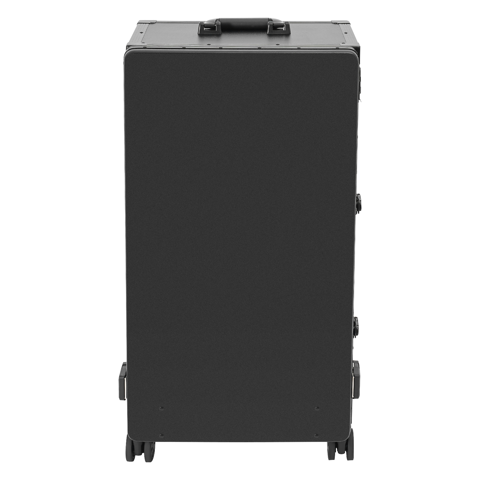 3 Drawers Travel Makeup Case, Makeup Case for Professional Makeup Artists, Makeup Case With Mirror - Black frame