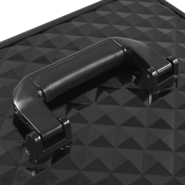 Aufbewahrungsbox für Maskenbildner mit Schublade, Make-up-Rollerbox - Black Water Cube