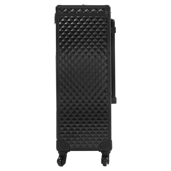 Aufbewahrungsbox für Maskenbildner mit Schublade, Make-up-Rollerbox - Black Water Cube