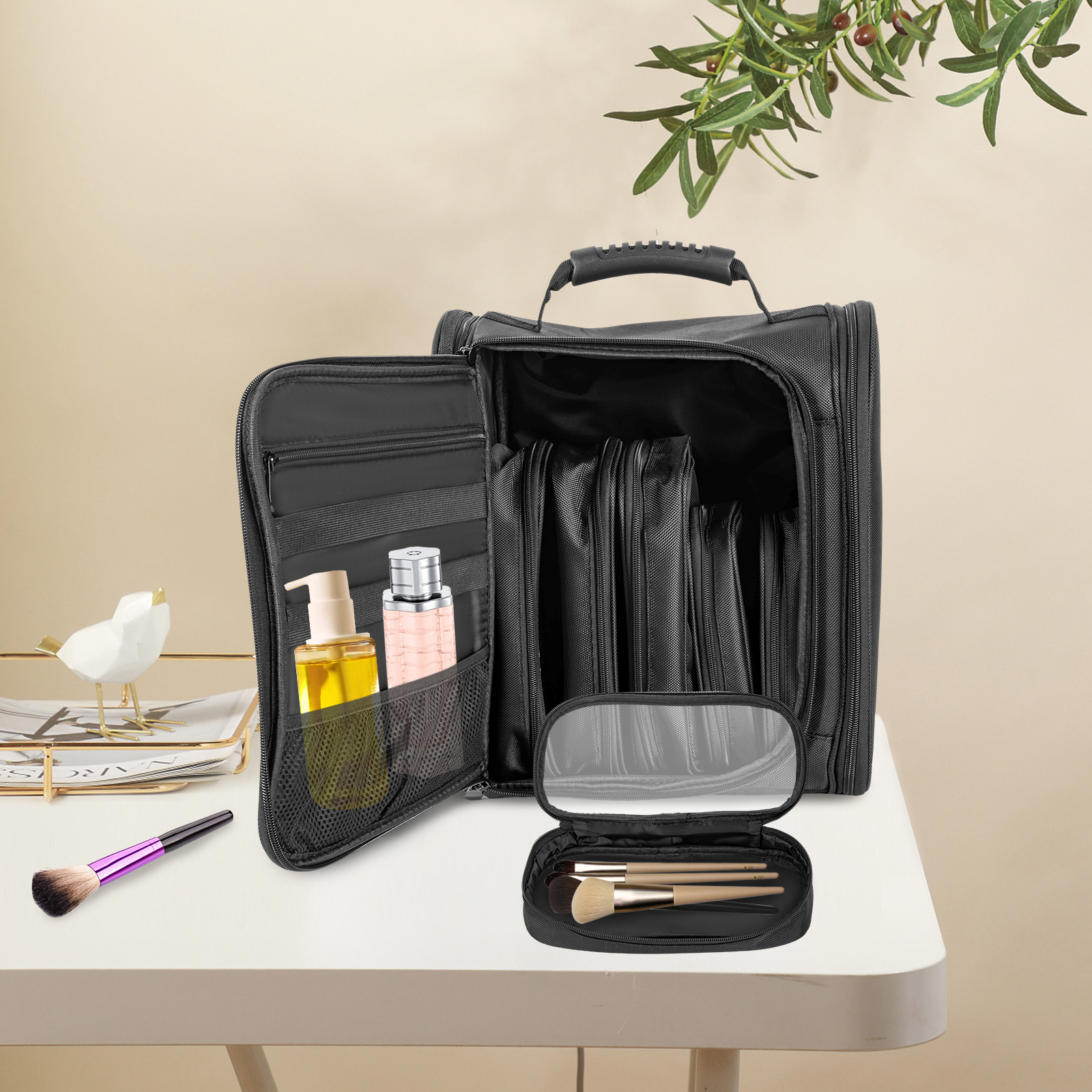 Professionelle Kosmetiktasche, Make-up-Tasche