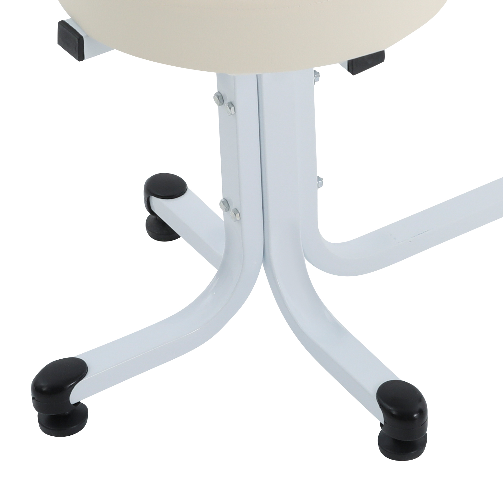 Baño de pies con pedestal para manicura y pedicura, color blanco