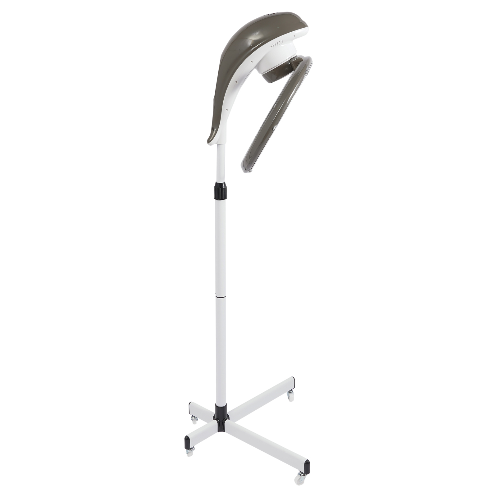 Stand-Haartrockner, rotierender Haarprozessor, Dauerwellen-Styling-Haartrockner für Haarpflege, Färben, Ölbehandlung und Haartrocknen – Grau