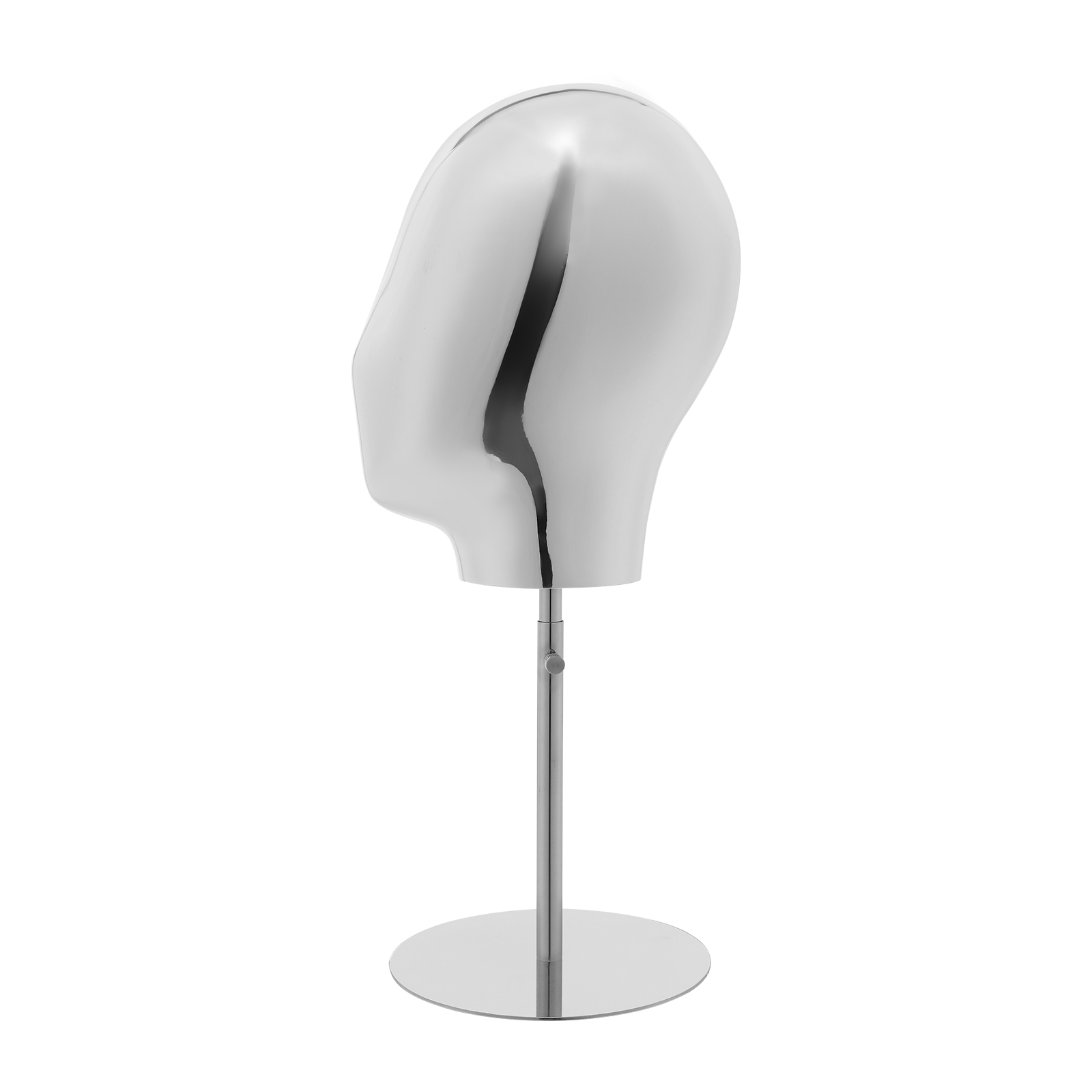 Mannequin Head with Stand, Tabletop Mannequin Head with Adjustable Height Stand, Mannequin Head for Wigs, Hats Display