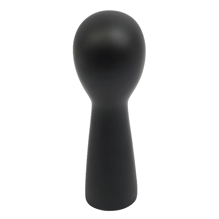 Hut-Perücken-Ausstellungsstand, Simulationskopf-Modell-Ausstellungsstand, Kopfumfang 56 cm – Schwarz