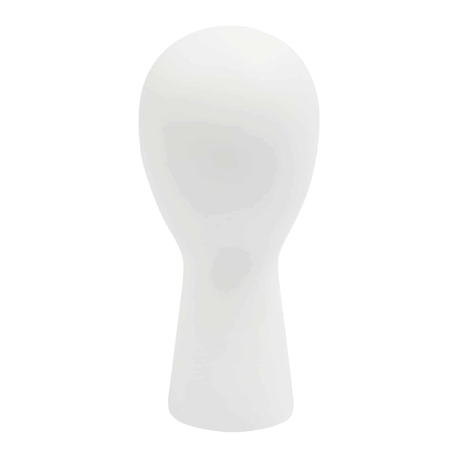 Tête de mannequin courte, circonférence de la tête 56 cm, blanc, présentoir pour chapeau, perruque, présentoir pour tête de simulation, présentoir pour tête de mannequin
