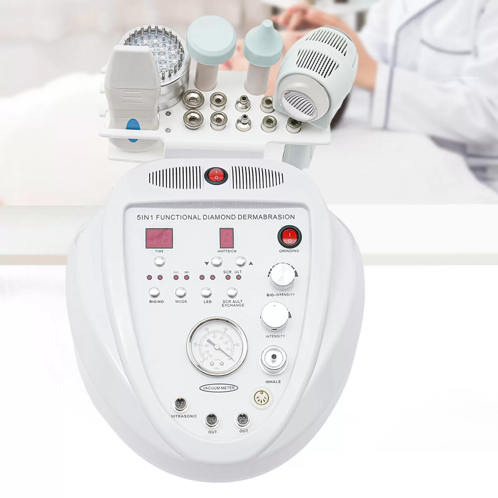 5 in 1 Spa-Nutzung Diamant Peeling und Wasserstrahl Beauty Aqua Facial Hydro 5 in 1 Spa-Nutzung Diamant Peeling und Wasserstrahl Beauty Aqua Facial Hydro