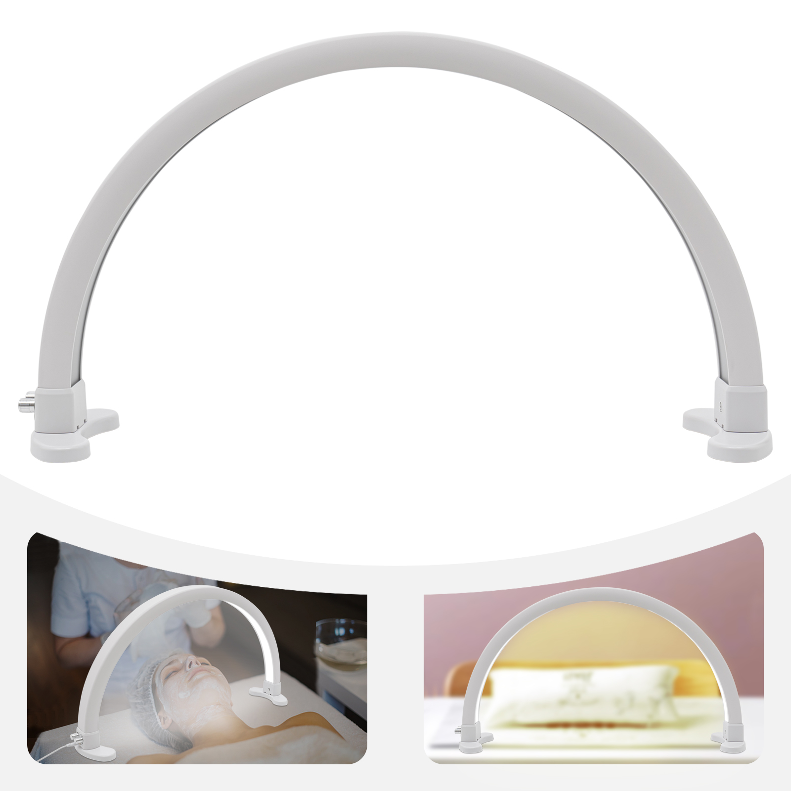 LED-Halbmondlicht, mit einstellbarer Helligkeit 2700K-5600K