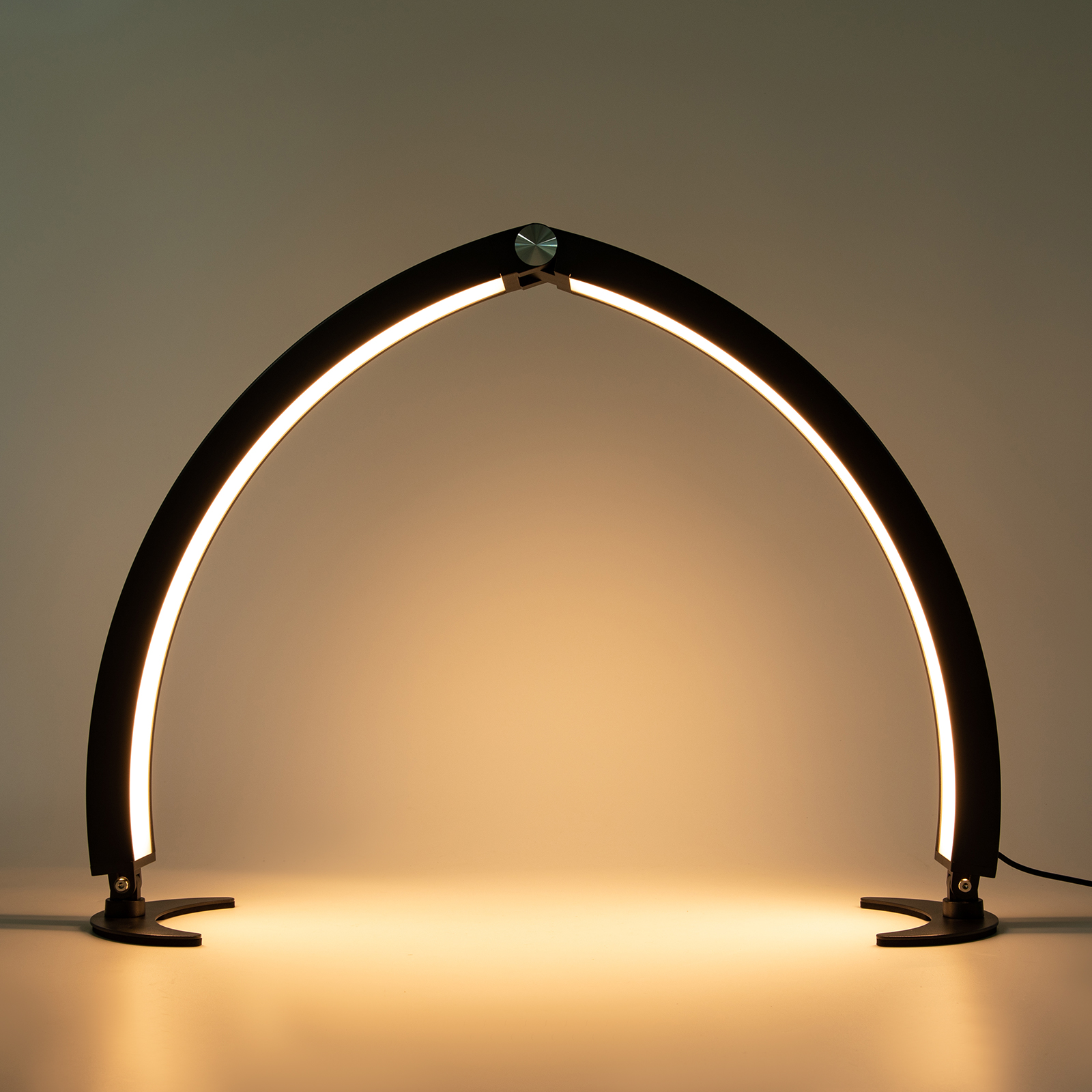 CNCEST Halbmond Nagel Schreibtischlampe Halbmond Tischlampe mit kabelgebundenem Controller und Fernbedienung Halbmond Kosmetik Make up Lampe