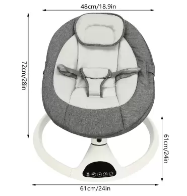 Elektrische Babywippe Babywippe mit Bluetooth Schaukelstuhl mit Fernbedienung Elektrische Babywippe Babywippe mit Bluetooth Schaukelstuhl mit Fernbedienung