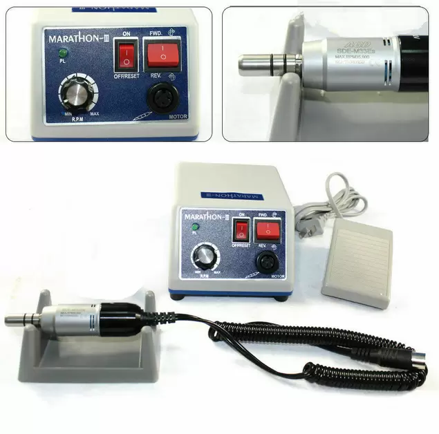 Dental Marathon Zahnarzt Elektro Mikromotor Polieren N3 für 35KRPM Handstück DHL