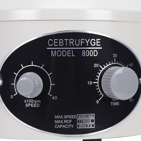Laborzentrifuge Elektrische Tischzentrifuge Medizinisch 6x 20ml Blutzentrifuge Zeitmesser 0-4000U/min 25W