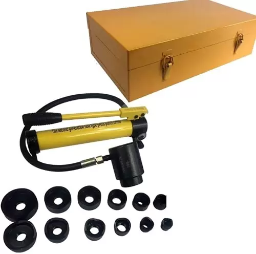 10t hydraulisch Blechlocher Lochstanze Zylinder Hydraulikpumpe Set im Koffer