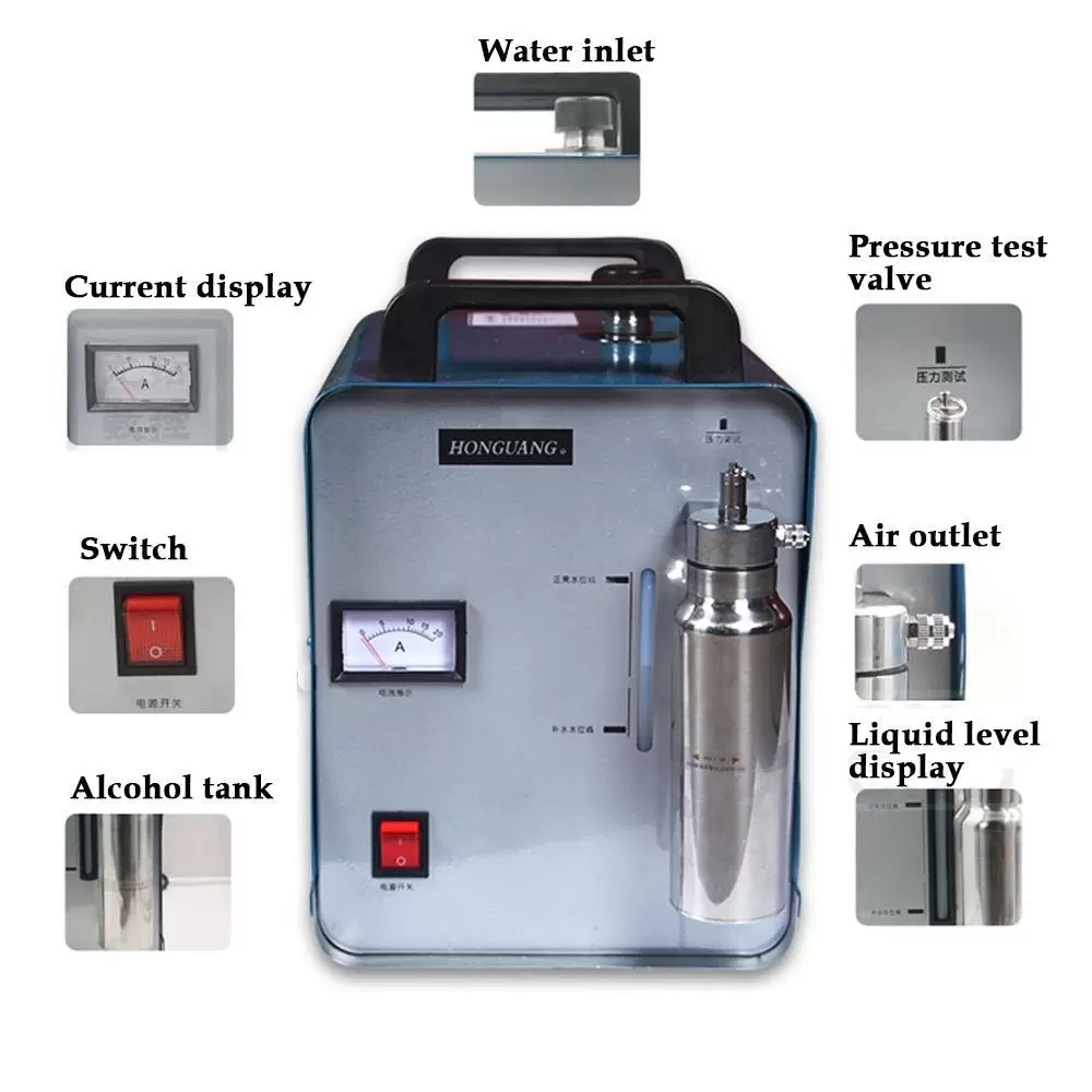 75L / H Sauerstoff Wasserstoff Poliermaschine Acryl Flamme Schweißer Brenner Gasflamme 75L / H Sauerstoff Wasserstoff Poliermaschine Acryl Flamme Schweißer Brenner Gasflamme