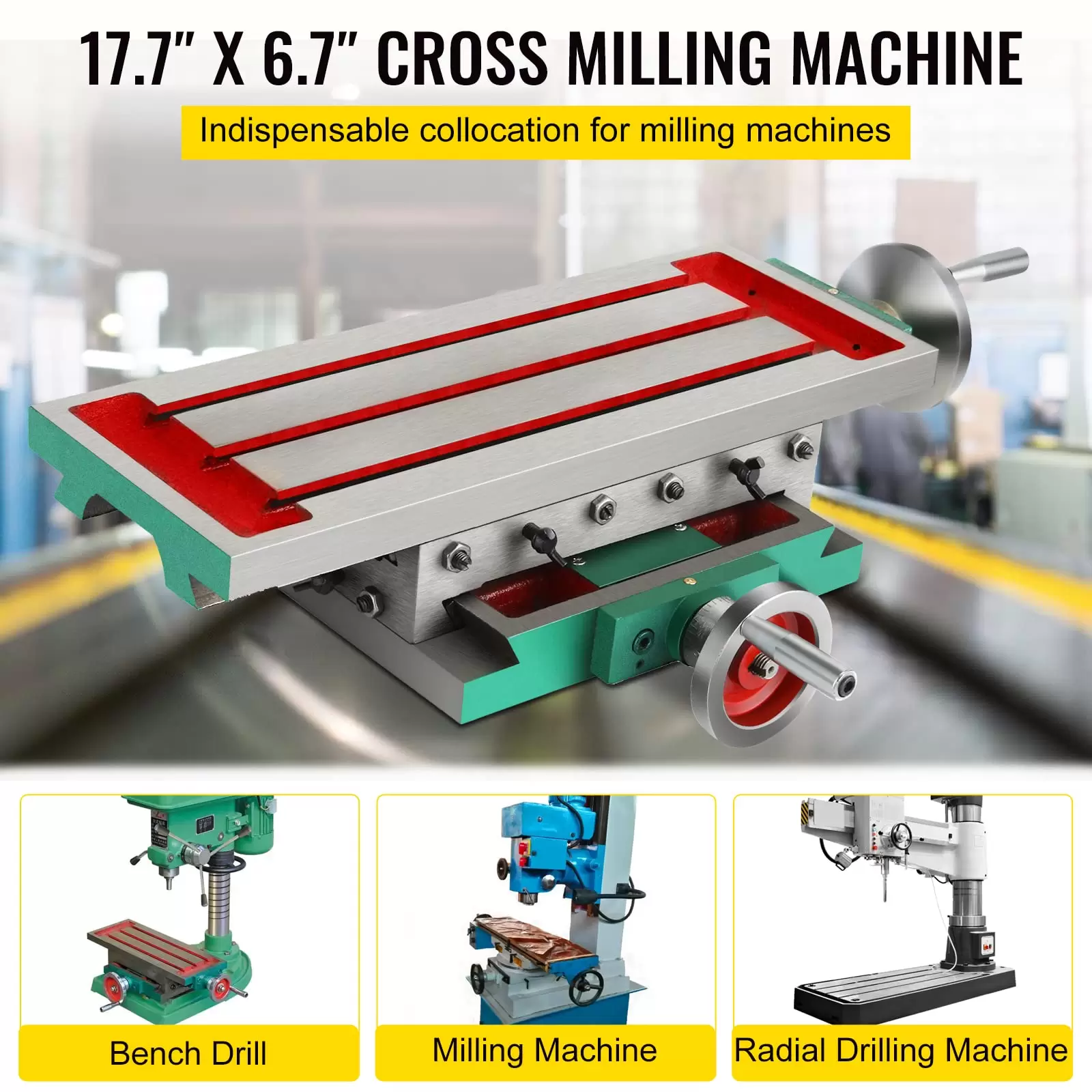 450 * 170 mm Arbeitstisch Frästisch Multifunktion Fräsmaschine Bohrtisch