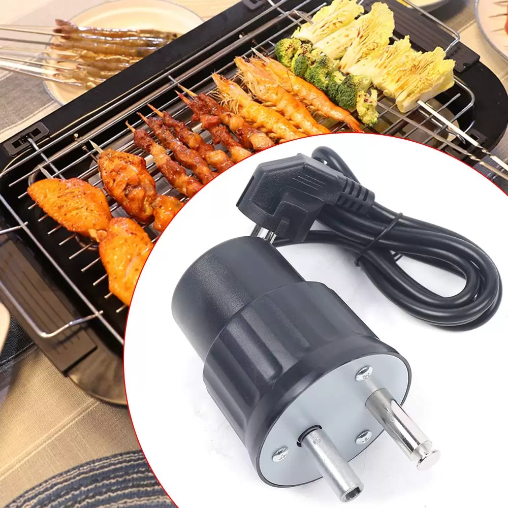 220V Grillmotor Elektro Grill BBQ Gasgrill Grillspieß Gartengrill Spanferkel