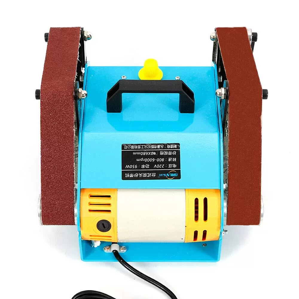 CNCEST 950W 220V Bandschleifer Double Axis Belt Sanding Bandschleifer Tellerschleifer messer CNCEST 950W 220V Bandschleifer Double Axis Belt Sanding Bandschleifer Tellerschleifer messer