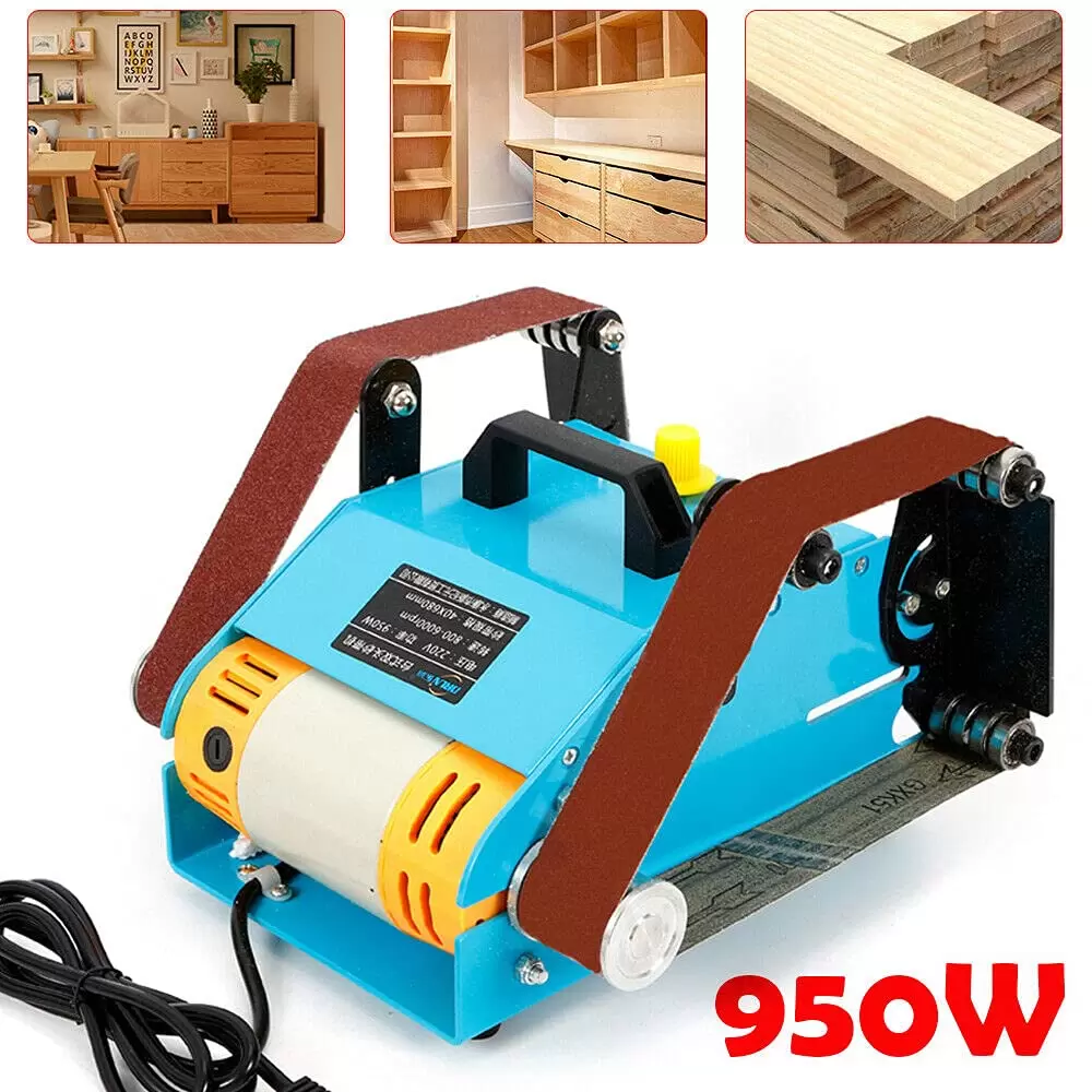 CNCEST 950W 220V Bandschleifer Double Axis Belt Sanding Bandschleifer Tellerschleifer messer CNCEST 950W 220V Bandschleifer Double Axis Belt Sanding Bandschleifer Tellerschleifer messer