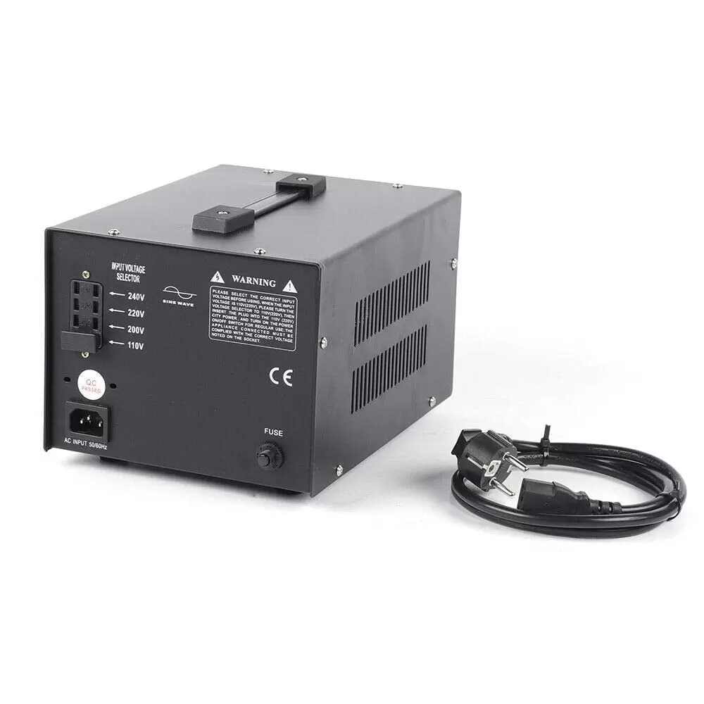 3000W Spannungswandler Ringkern Transformator mit USB110V ⇋220V Step Up Down