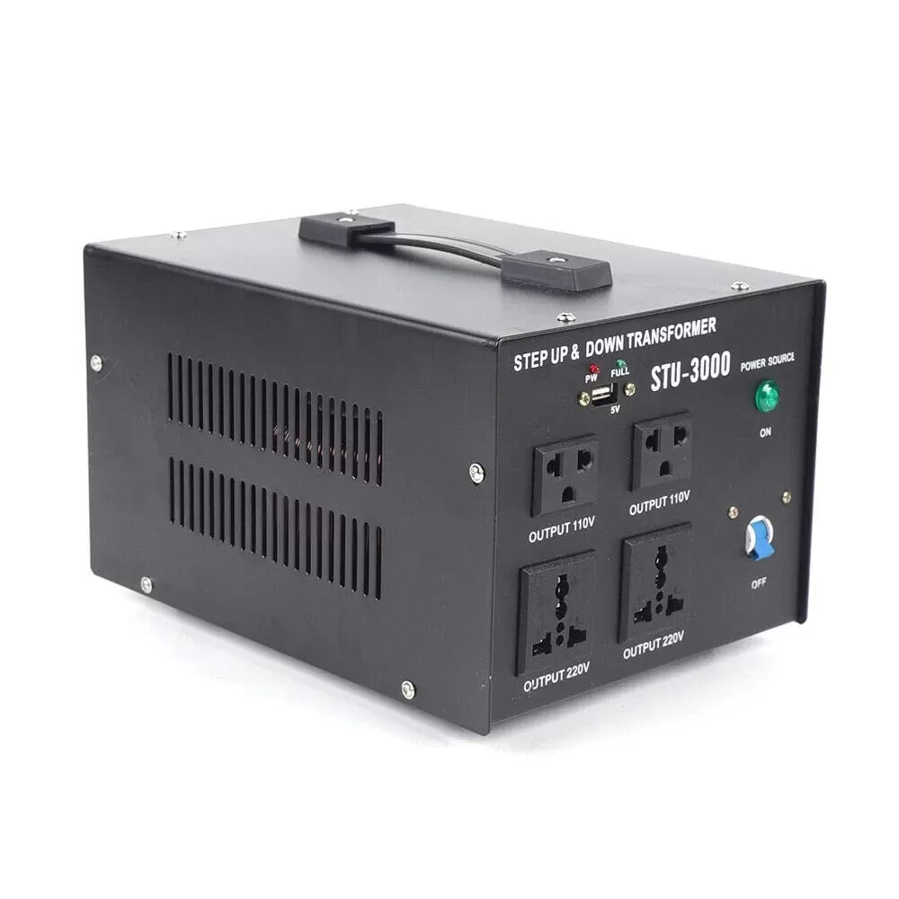 3000W Spannungswandler Ringkern Transformator mit USB110V ⇋220V Step Up Down 3000W Spannungswandler Ringkern Transformator mit USB110V ⇋220V Step Up Down