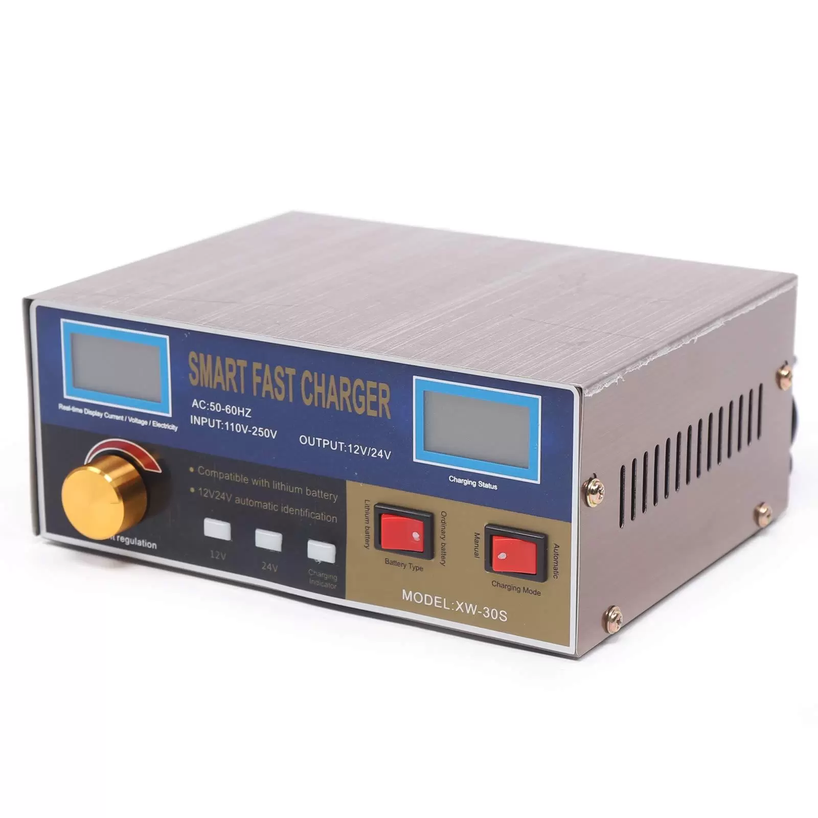 CNCEST Ladegerät Autobatterie 12V/24V KFZ 400AH Vollautomatisches Batterieladegerät