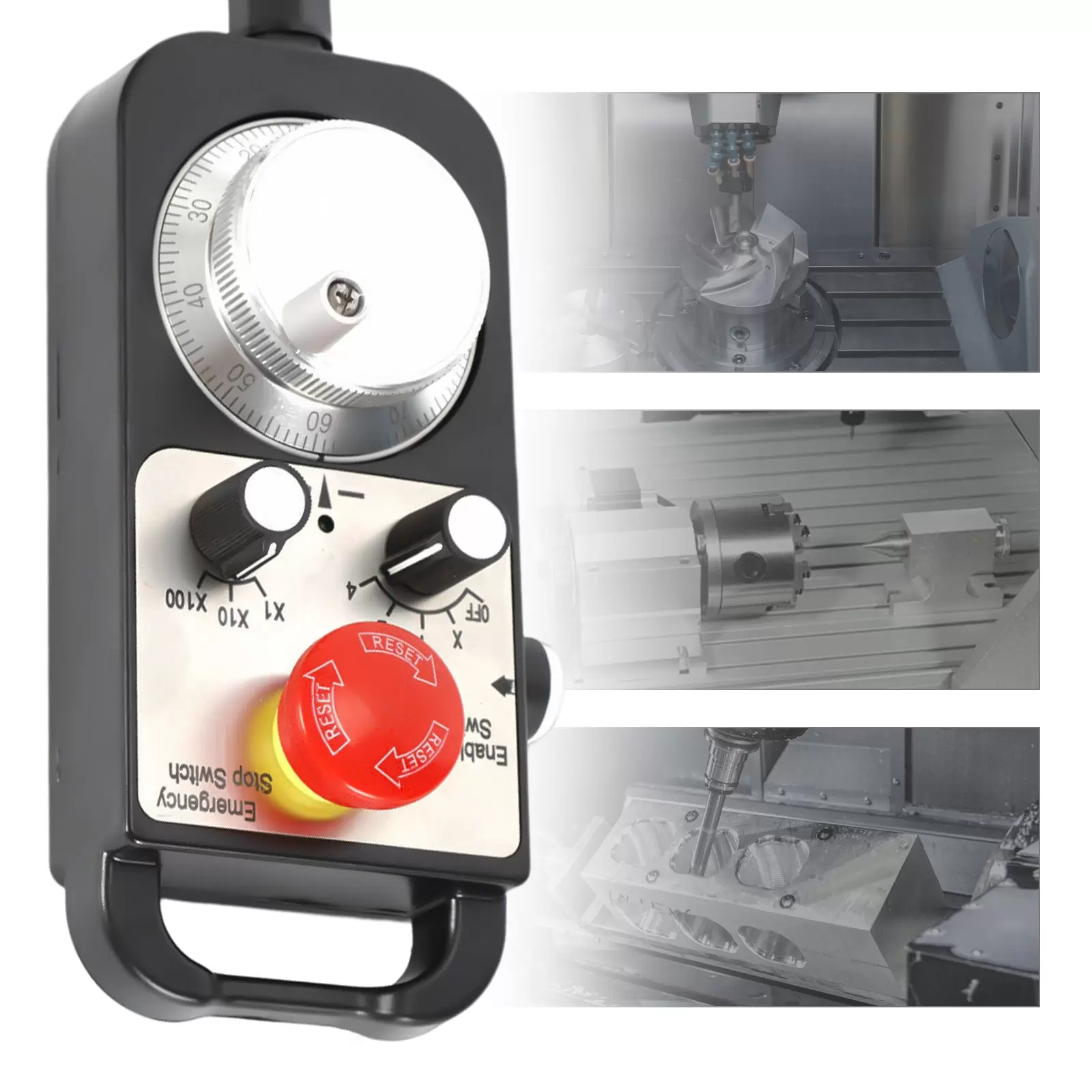 Elektronisches Handrad MPG Anhänger Pendant für 4 Achse CNC Drehmaschine