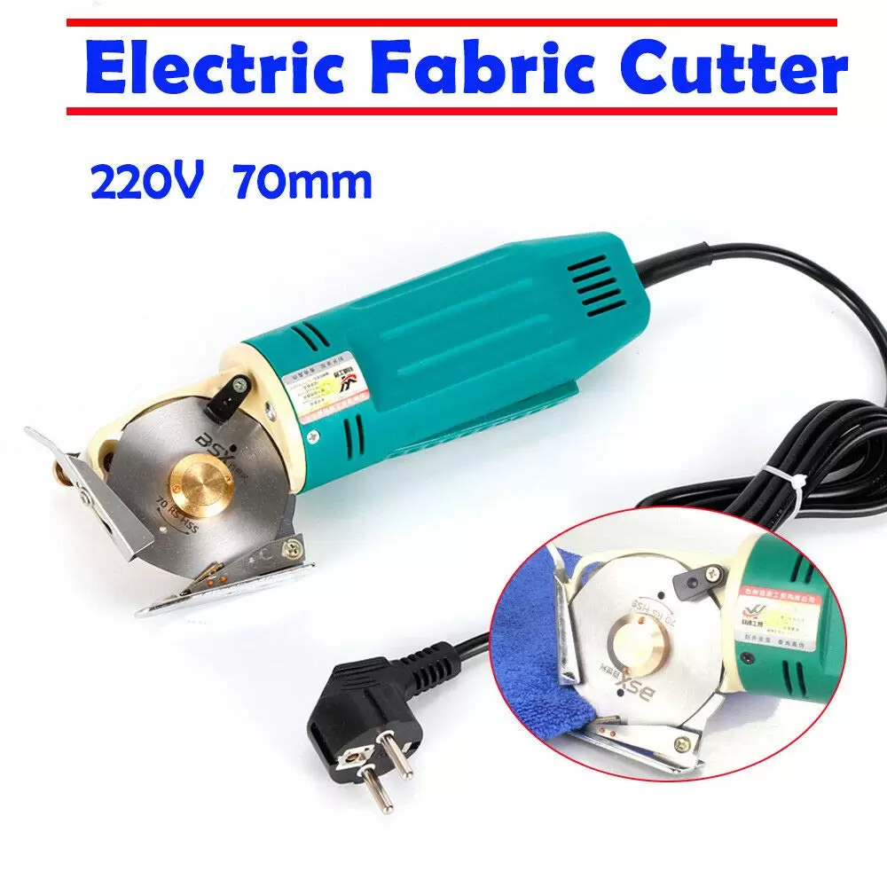 70mm Klinge elektrische Tuch Cutter Stoff Schneidemaschine Leder geschnitten Gerät
