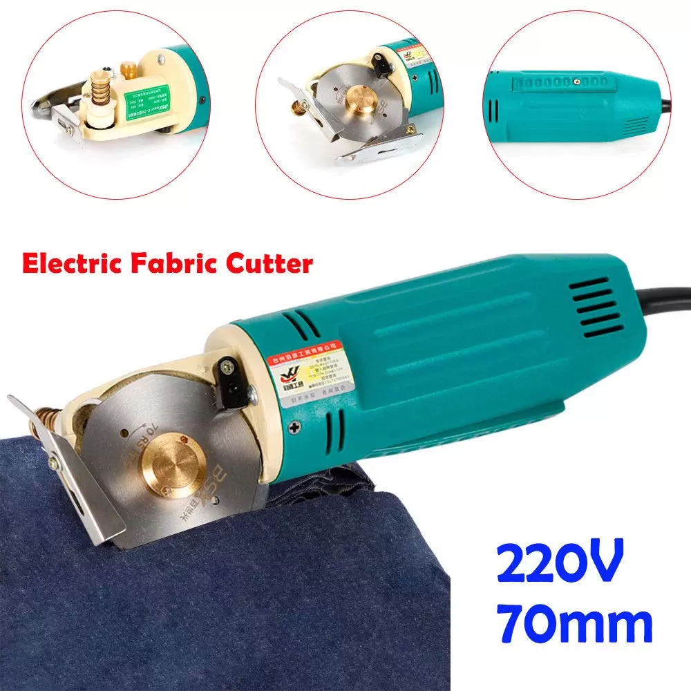 70mm Klinge elektrische Tuch Cutter Stoff Schneidemaschine Leder geschnitten Gerät