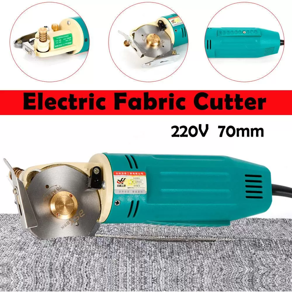 70mm Klinge elektrische Tuch Cutter Stoff Schneidemaschine Leder geschnitten Gerät