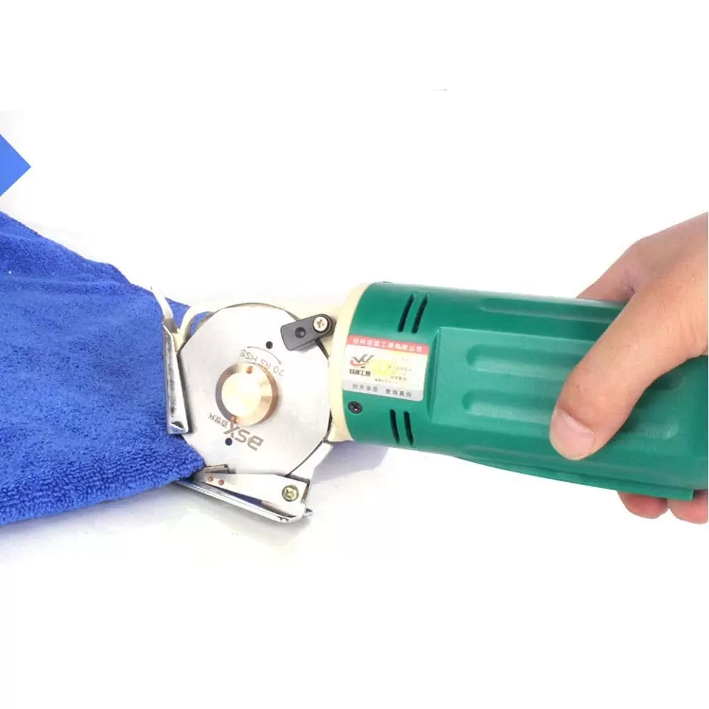 70mm Klinge elektrische Tuch Cutter Stoff Schneidemaschine Leder geschnitten Gerät